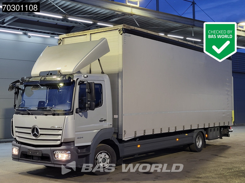 Mercedes-Benz Atego 1224 4X2 280cm height box 1500kg Ladebordwand Automatic Euro 6 - Tent veoauto: pilt 1 Mercedes-Benz Atego 1224 4X2 280cm height box 1500kg Ladebordwand Automatic Euro 6 - Tent veoauto: pilt 1