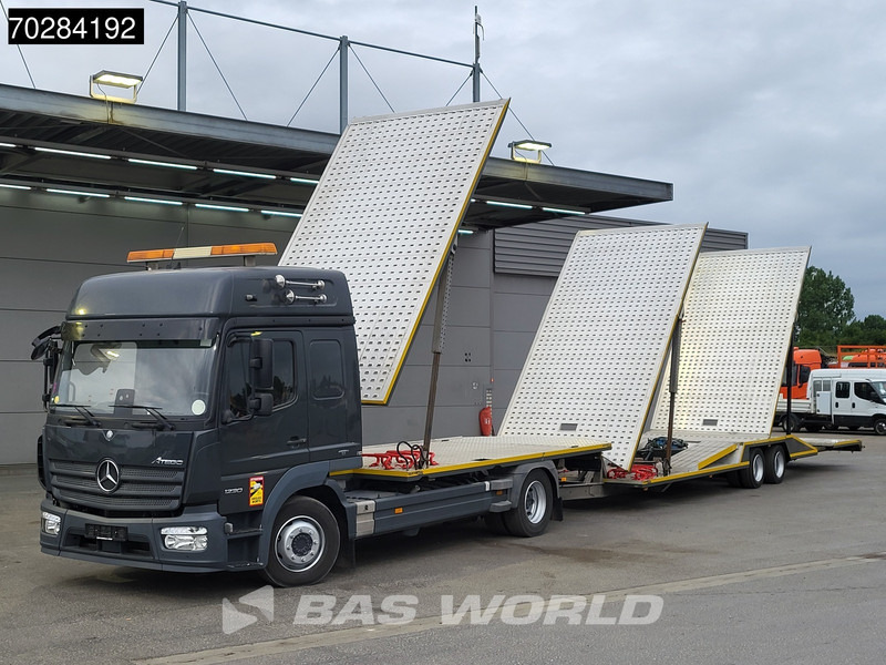Treilerveoauto Mercedes-Benz Atego 1230 4X2 Kuvvetli car transporter 6 spots Winch Automatic Euro 6: pilt 13