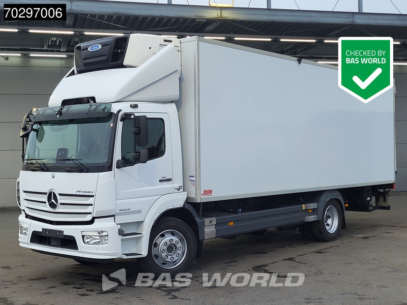 Mercedes-Benz Atego 1624 4X2 16tonner Carrier Supra 1250 Mt 2000kg Ladebordwand Automatic - Külmutiga veoauto: pilt 1 Mercedes-Benz Atego 1624 4X2 16tonner Carrier Supra 1250 Mt 2000kg Ladebordwand Automatic - Külmutiga veoauto: pilt 1