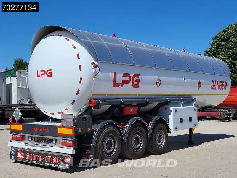 Mim-Mak LPG TRANSPORT TANK 3 axles NEW 48m3 Liftachse Gas ADR - Tsistern poolhaagis: pilt 2 Mim-Mak LPG TRANSPORT TANK 3 axles NEW 48m3 Liftachse Gas ADR - Tsistern poolhaagis: pilt 2