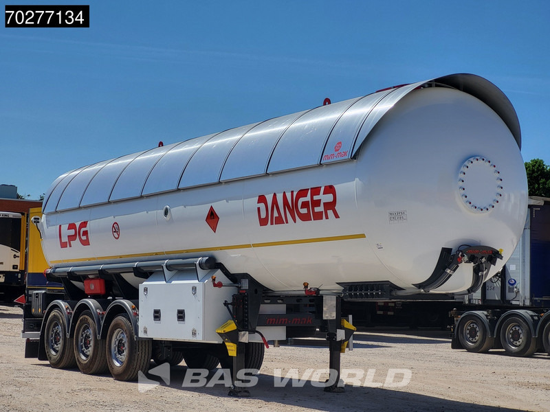 Mim-Mak LPG TRANSPORT TANK 3 axles NEW 48m3 Liftachse Gas ADR - Tsistern poolhaagis: pilt 3 Mim-Mak LPG TRANSPORT TANK 3 axles NEW 48m3 Liftachse Gas ADR - Tsistern poolhaagis: pilt 3