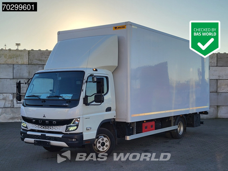 Mitsubishi Canter 7C18 4X2 8tonner Automatic 1000kg Ladebordwand Airco Euro 6 - Kasti veoauto: pilt 1 Mitsubishi Canter 7C18 4X2 8tonner Automatic 1000kg Ladebordwand Airco Euro 6 - Kasti veoauto: pilt 1