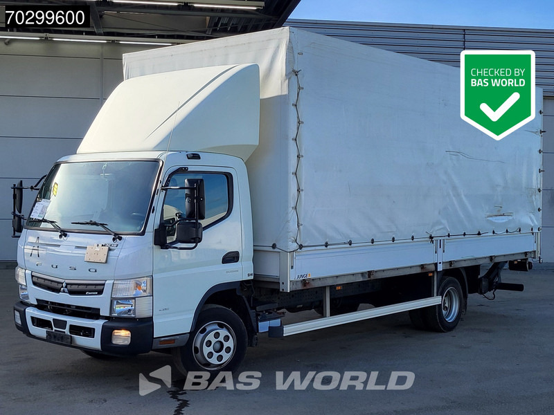 Mitsubishi Fuso 7C 18 4X2 7.5tonner curtainsider Automatic Ladebordwand Euro 6 - Tent veoauto: pilt 1 Mitsubishi Fuso 7C 18 4X2 7.5tonner curtainsider Automatic Ladebordwand Euro 6 - Tent veoauto: pilt 1