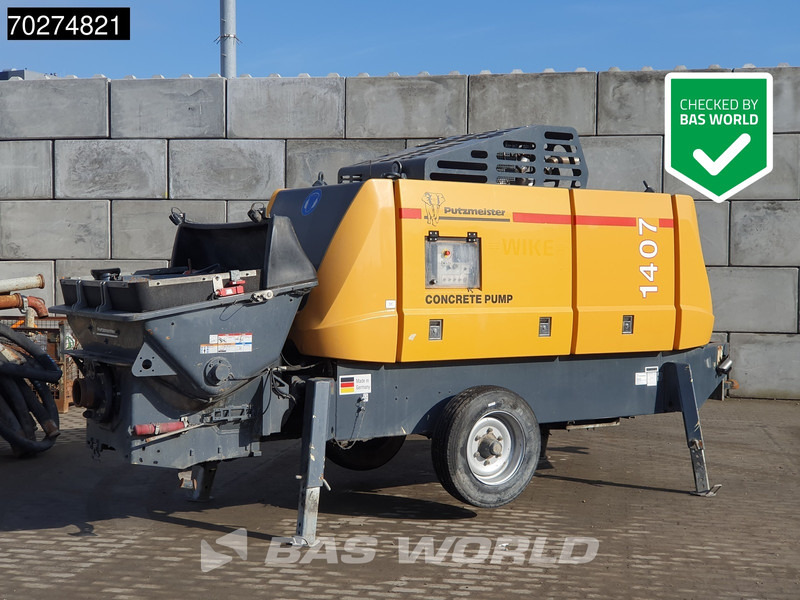 Putzmeister BSA 1407 D5 CONCRETE PUMP - Betooniseadmed: pilt 1 Putzmeister BSA 1407 D5 CONCRETE PUMP - Betooniseadmed: pilt 1