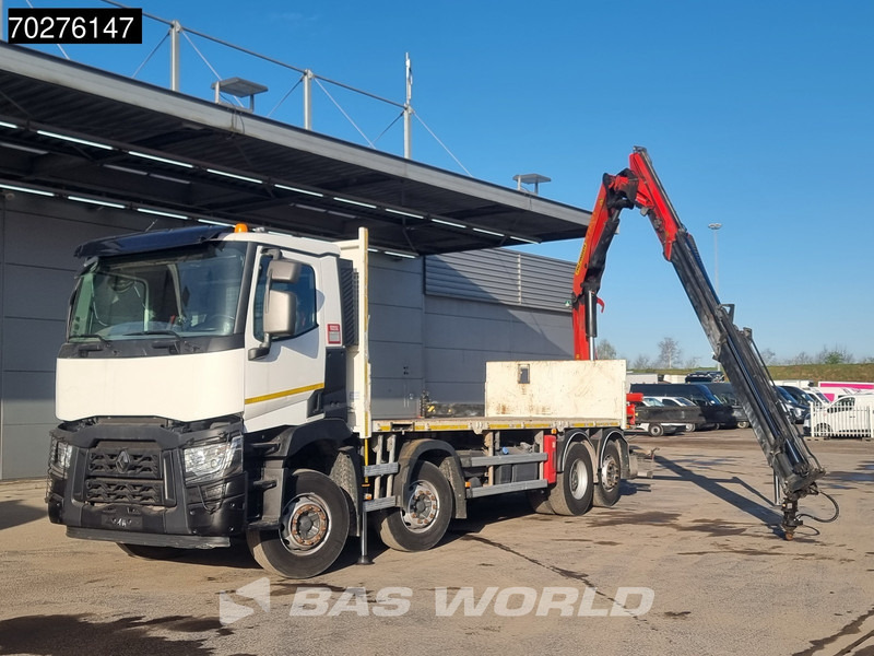 Renault C 380 8X2 Palfinger PK24001K Remote Lenkachse Euro 6 - Madelveok/ Platvormveok, Kraanaga veoauto: pilt 3 Renault C 380 8X2 Palfinger PK24001K Remote Lenkachse Euro 6 - Madelveok/ Platvormveok, Kraanaga veoauto: pilt 3