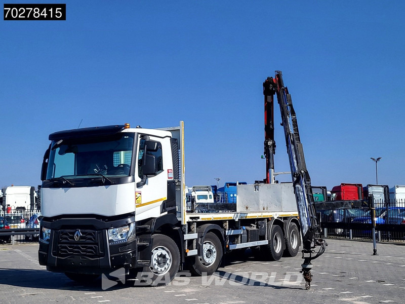 Renault C 430 8X4 Palfinger 22002 EH kran Crane Big-Axle steel suspension Euro 6 - Madelveok/ Platvormveok, Kraanaga veoauto: pilt 5 Renault C 430 8X4 Palfinger 22002 EH kran Crane Big-Axle steel suspension Euro 6 - Madelveok/ Platvormveok, Kraanaga veoauto: pilt 5