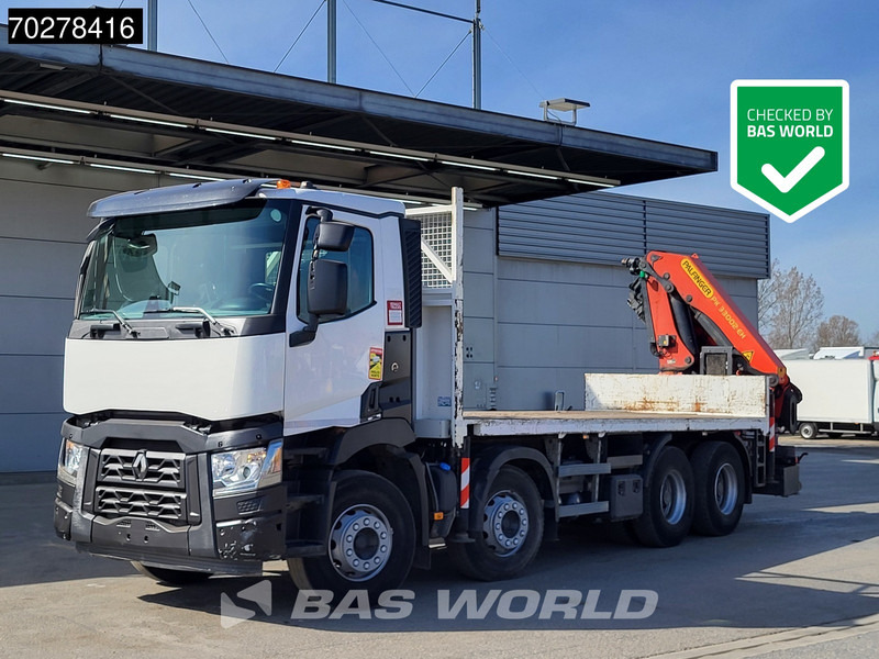 Renault C 430 8X4 Palfinger PK33002EH Euro 6 Big Axle - Madelveok/ Platvormveok, Kraanaga veoauto: pilt 2 Renault C 430 8X4 Palfinger PK33002EH Euro 6 Big Axle - Madelveok/ Platvormveok, Kraanaga veoauto: pilt 2