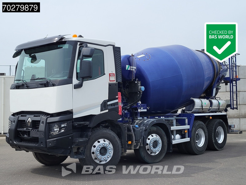 Renault C 430 C 8X4 9m3 Schwing Stetter mixer Big-Axle Automatic Euro 6 - Autobetoonisegisti: pilt 1 Renault C 430 C 8X4 9m3 Schwing Stetter mixer Big-Axle Automatic Euro 6 - Autobetoonisegisti: pilt 1