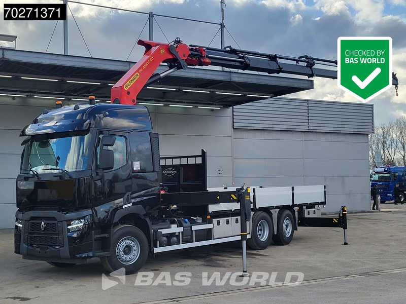 Renault C 480 6X2 NEW! Palfinger PK41002 EH Crane Kran ACC Euro 6 - Madelveok/ Platvormveok, Kraanaga veoauto: pilt 1 Renault C 480 6X2 NEW! Palfinger PK41002 EH Crane Kran ACC Euro 6 - Madelveok/ Platvormveok, Kraanaga veoauto: pilt 1