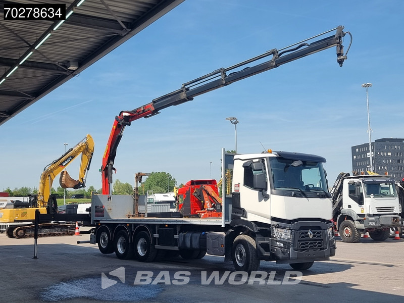 Renault C 480 8X4 Palfinger 24.001 SLD5 Kran Crane Lift-Lenkachse Euro 6 - Madelveok/ Platvormveok, Kraanaga veoauto: pilt 3 Renault C 480 8X4 Palfinger 24.001 SLD5 Kran Crane Lift-Lenkachse Euro 6 - Madelveok/ Platvormveok, Kraanaga veoauto: pilt 3