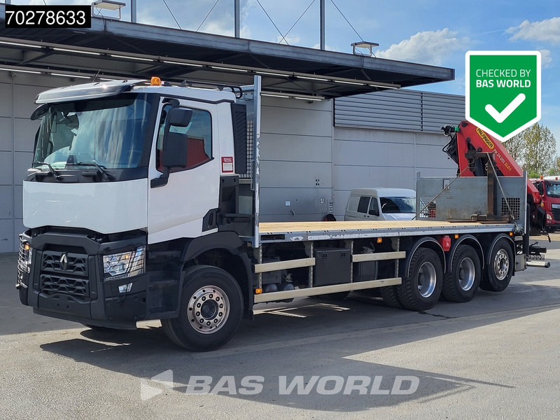 Renault C 480 8X4 Palfinger PK24.001 SLD5 Crane Kran Automatic Liftachse Euro 6 - Madelveok/ Platvormveok, Kraanaga veoauto: pilt 1 Renault C 480 8X4 Palfinger PK24.001 SLD5 Crane Kran Automatic Liftachse Euro 6 - Madelveok/ Platvormveok, Kraanaga veoauto: pilt 1