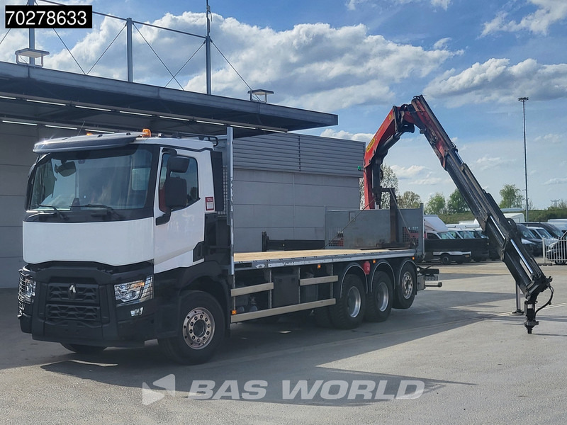 Renault C 480 8X4 Palfinger PK24.001 SLD5 Crane Kran Automatic Liftachse Euro 6 - Madelveok/ Platvormveok, Kraanaga veoauto: pilt 2 Renault C 480 8X4 Palfinger PK24.001 SLD5 Crane Kran Automatic Liftachse Euro 6 - Madelveok/ Platvormveok, Kraanaga veoauto: pilt 2