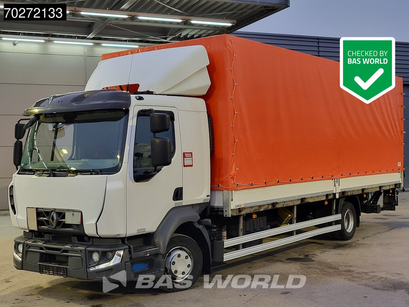 Renault D 240 4X2 12t Ladebordwand ACC Euro 6 - Tent veoauto: pilt 1 Renault D 240 4X2 12t Ladebordwand ACC Euro 6 - Tent veoauto: pilt 1