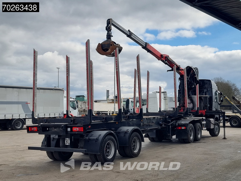 Renault K 520 6X6 Holz Kran Palfinger Q180Z96 6x6 Big-Axle Steelsuspension - Metsaveok, Kraanaga veoauto: pilt 3 Renault K 520 6X6 Holz Kran Palfinger Q180Z96 6x6 Big-Axle Steelsuspension - Metsaveok, Kraanaga veoauto: pilt 3
