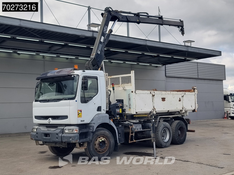 Renault Kerax 360 6X4 Hiab 144 B-2 Hiduo Kran Manual Big-Axle Steelsuspension Euro 3 - Kallurauto, Kraanaga veoauto: pilt 1 Renault Kerax 360 6X4 Hiab 144 B-2 Hiduo Kran Manual Big-Axle Steelsuspension Euro 3 - Kallurauto, Kraanaga veoauto: pilt 1
