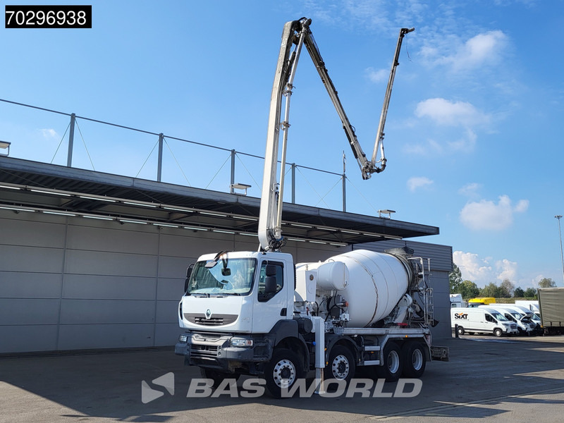 Renault Kerax 410 8X4 Mecbo PUMI 24 Mtr 7m3 mixer Automatic Euro 4 - Betoonipump: pilt 3 Renault Kerax 410 8X4 Mecbo PUMI 24 Mtr 7m3 mixer Automatic Euro 4 - Betoonipump: pilt 3