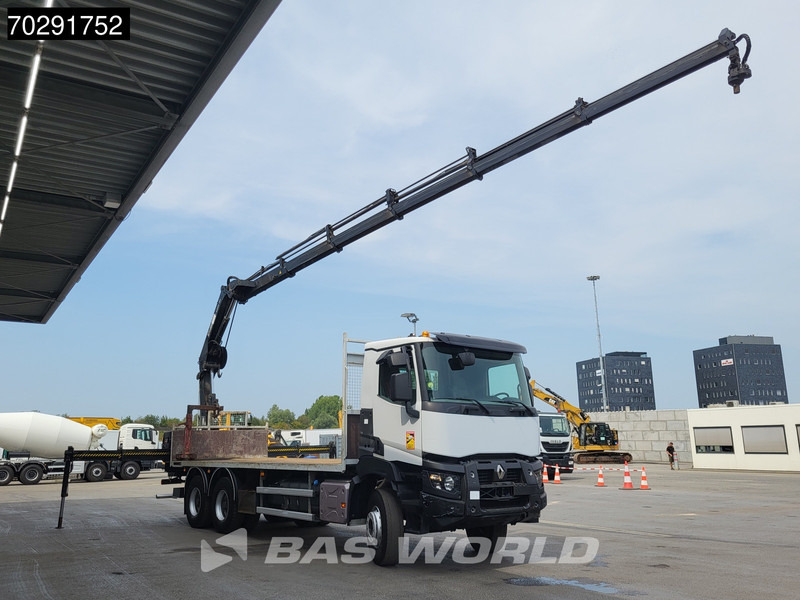 Renault Premium 380 6X4 HIAB X-HIDUO 188 E-5 Crane Steelsuspension Big-Axle Automatic Euro 6 - Madelveok/ Platvormveok, Kraanaga veoauto: pilt 3 Renault Premium 380 6X4 HIAB X-HIDUO 188 E-5 Crane Steelsuspension Big-Axle Automatic Euro 6 - Madelveok/ Platvormveok, Kraanaga veoauto: pilt 3