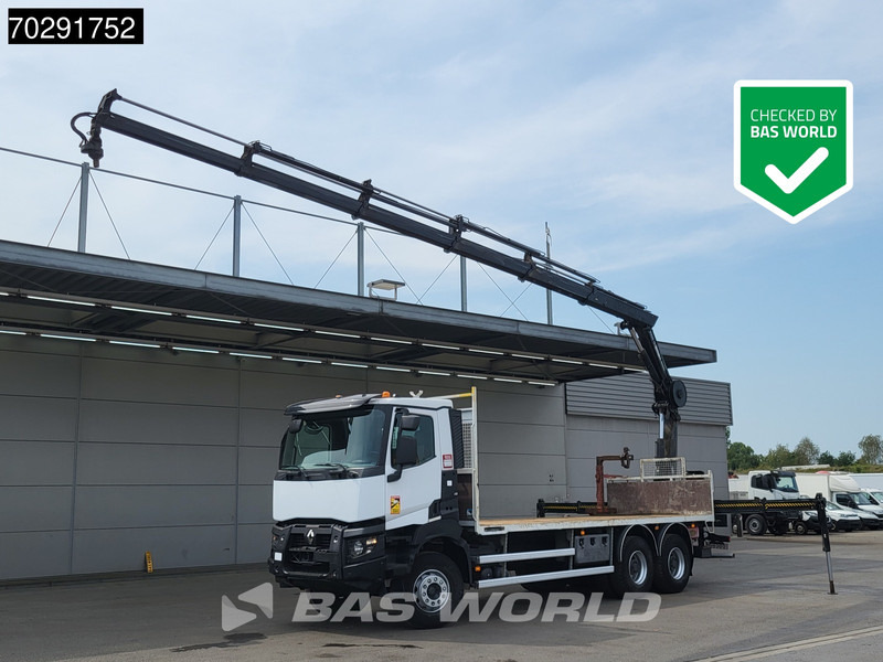 Renault Premium 380 6X4 HIAB X-HIDUO 188 E-5 Crane Steelsuspension Big-Axle Automatic Euro 6 - Madelveok/ Platvormveok, Kraanaga veoauto: pilt 1 Renault Premium 380 6X4 HIAB X-HIDUO 188 E-5 Crane Steelsuspension Big-Axle Automatic Euro 6 - Madelveok/ Platvormveok, Kraanaga veoauto: pilt 1