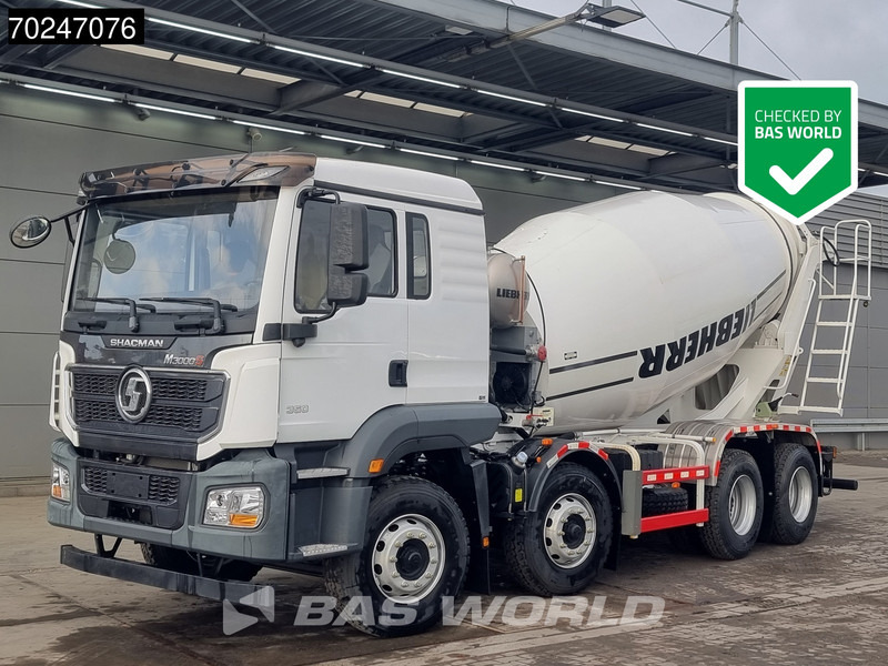 SHACMAN 8x4 EURO 6 8X4 NEW! 8m3 Liebherr Mixer Big-Axle Steel Suspension - Autobetoonisegisti: pilt 1 SHACMAN 8x4 EURO 6 8X4 NEW! 8m3 Liebherr Mixer Big-Axle Steel Suspension - Autobetoonisegisti: pilt 1