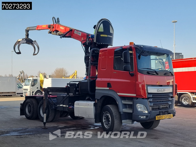 DAF CF 510 6X4 Retarder Big-Axle Holz Kran Palfinger Epsilon S260L82 - Sadulveok: pilt 3 DAF CF 510 6X4 Retarder Big-Axle Holz Kran Palfinger Epsilon S260L82 - Sadulveok: pilt 3