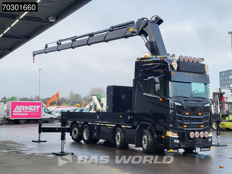 Scania S660 8X2 HMF 9520OK-RCS Crane Kran Fifth wheel Full Air Lift+steering axle - Sadulveok: pilt 3 Scania S660 8X2 HMF 9520OK-RCS Crane Kran Fifth wheel Full Air Lift+steering axle - Sadulveok: pilt 3