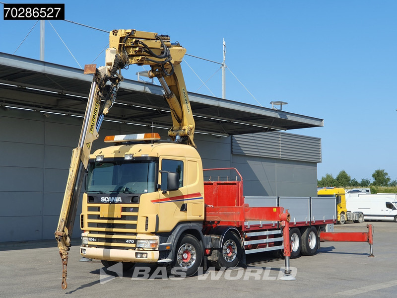 Scania 124G 470 8X4 Palfinger PK45000 C4 Crane Kran Fly-Jib Manual Steering Axle Euro 3 - Madelveok/ Platvormveok, Kraanaga veoauto: pilt 5 Scania 124G 470 8X4 Palfinger PK45000 C4 Crane Kran Fly-Jib Manual Steering Axle Euro 3 - Madelveok/ Platvormveok, Kraanaga veoauto: pilt 5