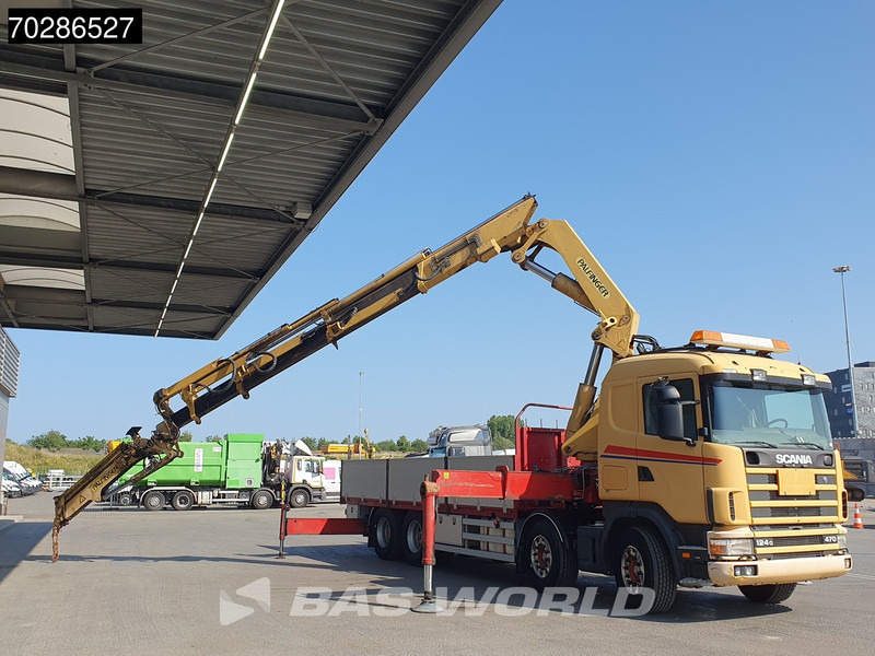 Scania 124G 470 8X4 Palfinger PK45000 C4 Crane Kran Fly-Jib Manual Steering Axle Euro 3 - Madelveok/ Platvormveok, Kraanaga veoauto: pilt 3 Scania 124G 470 8X4 Palfinger PK45000 C4 Crane Kran Fly-Jib Manual Steering Axle Euro 3 - Madelveok/ Platvormveok, Kraanaga veoauto: pilt 3