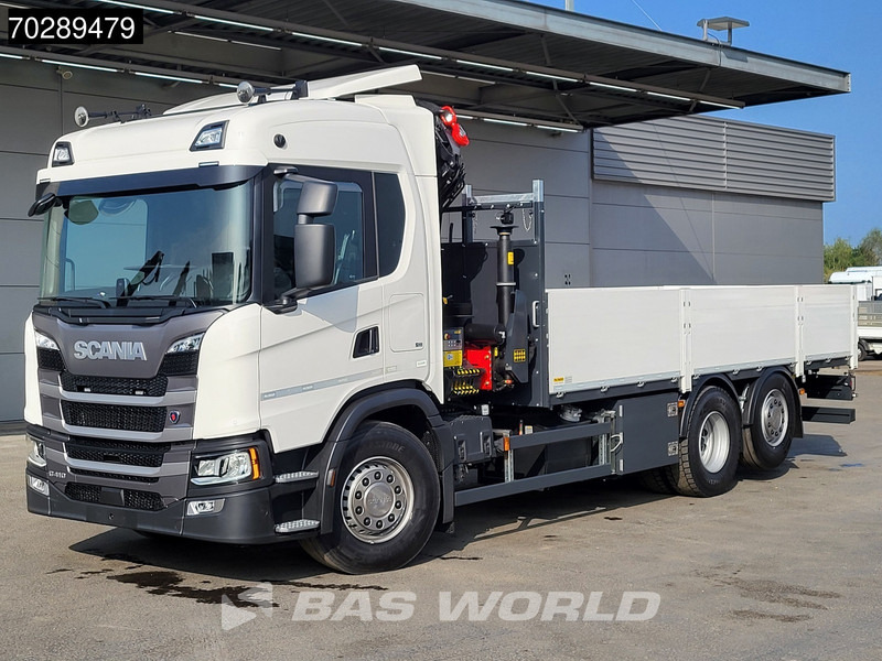 Uus Madelveok/ Platvormveok, Kraanaga veoauto Scania G410 6X2 New! Palfinger PK24.001 SLD 5 Crane Kran Retarder Lift+Steering Axle LED ACC: pilt 9