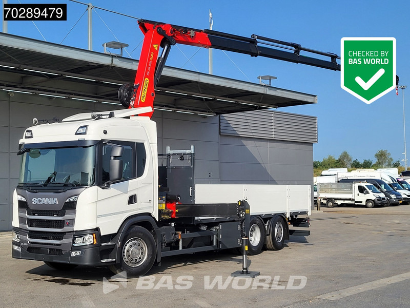 Scania G410 6X2 New! Palfinger PK24.001 SLD 5 Crane Kran Retarder Lift+Steering Axle LED ACC - Madelveok/ Platvormveok, Kraanaga veoauto: pilt 1 Scania G410 6X2 New! Palfinger PK24.001 SLD 5 Crane Kran Retarder Lift+Steering Axle LED ACC - Madelveok/ Platvormveok, Kraanaga veoauto: pilt 1
