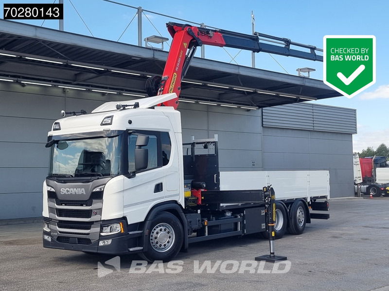 Scania G410 6X2 Palfinger PK24.001 SLD 5 Kran Crane Retarder Lift+Lenkachse Euro 6 - Madelveok/ Platvormveok, Kraanaga veoauto: pilt 1 Scania G410 6X2 Palfinger PK24.001 SLD 5 Kran Crane Retarder Lift+Lenkachse Euro 6 - Madelveok/ Platvormveok, Kraanaga veoauto: pilt 1