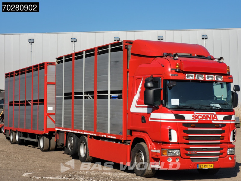 Scania G420 6X2 Cattle transport combi Liftable floor Lift-Asche Euro 5 - Kasti veoauto: pilt 3 Scania G420 6X2 Cattle transport combi Liftable floor Lift-Asche Euro 5 - Kasti veoauto: pilt 3