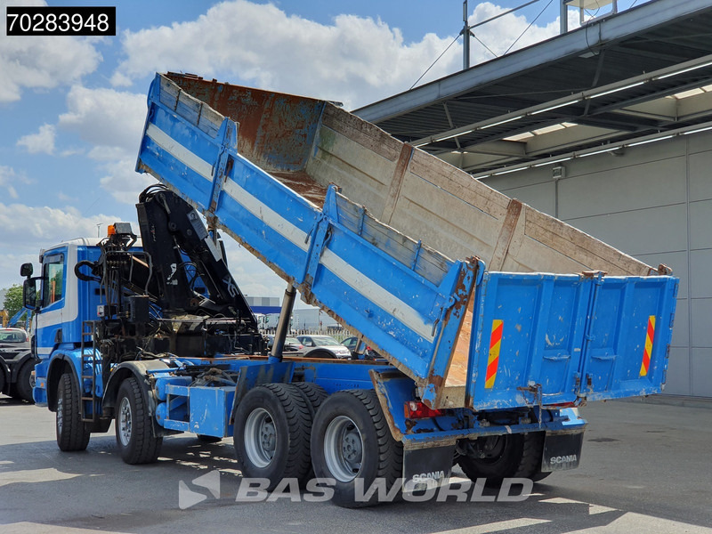 Scania G420 8X4 15m3 tipper Hiab 144 Crane Steelsuspension Manual Big-Axle Euro 3 liising Scania G420 8X4 15m3 tipper Hiab 144 Crane Steelsuspension Manual Big-Axle Euro 3: pilt 9