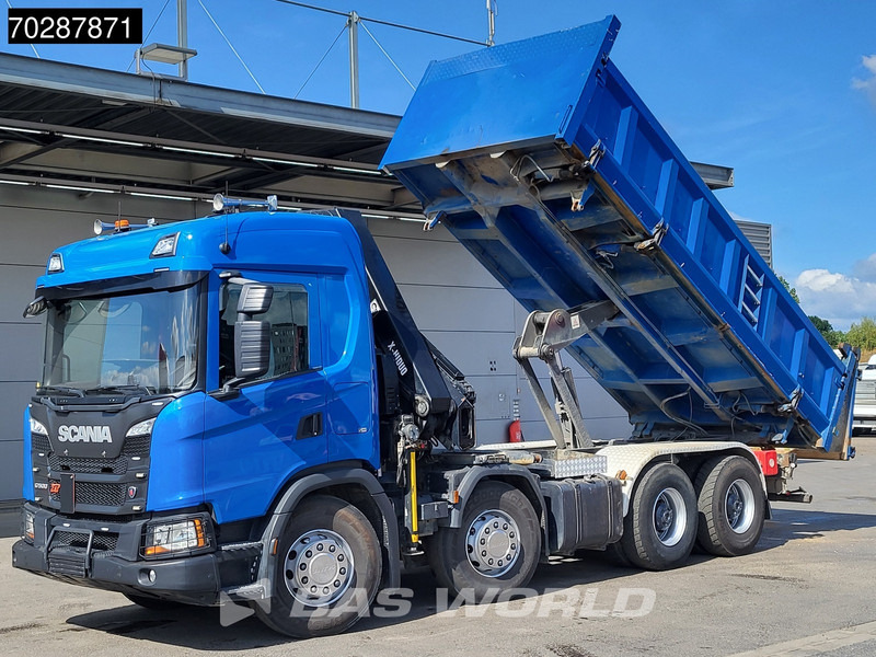 Scania G500 8X4 Hiab X-HIDUO 228 E-3 Crane Retarder Big-Axle Josset Menguy Tipper 14m3 Euro 6 - Kallurauto, Kraanaga veoauto: pilt 2 Scania G500 8X4 Hiab X-HIDUO 228 E-3 Crane Retarder Big-Axle Josset Menguy Tipper 14m3 Euro 6 - Kallurauto, Kraanaga veoauto: pilt 2
