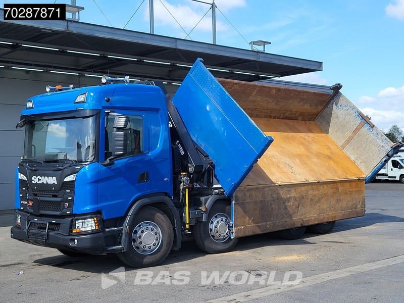 Scania G500 8X4 Hiab X-HIDUO 228 E-3 Crane Retarder Big-Axle Josset Menguy Tipper 14m3 Euro 6 - Kallurauto, Kraanaga veoauto: pilt 3 Scania G500 8X4 Hiab X-HIDUO 228 E-3 Crane Retarder Big-Axle Josset Menguy Tipper 14m3 Euro 6 - Kallurauto, Kraanaga veoauto: pilt 3