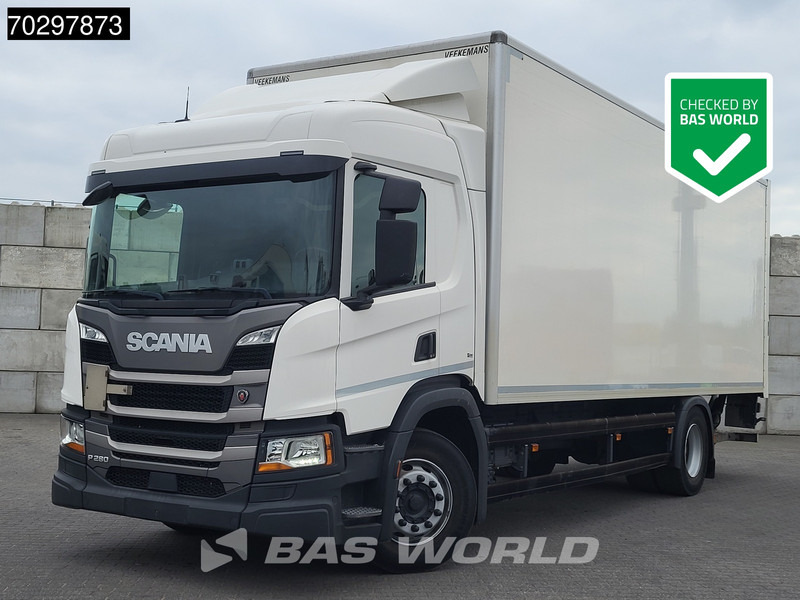 Scania P280 4X2 19.5tonner 2000kg Ladebordwand Automatic Airco Euro 6 - Kasti veoauto: pilt 1 Scania P280 4X2 19.5tonner 2000kg Ladebordwand Automatic Airco Euro 6 - Kasti veoauto: pilt 1