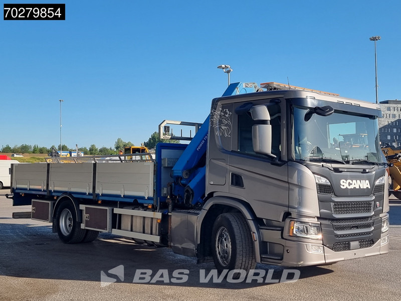 Madelveok/ Platvormveok, Kraanaga veoauto Scania P280 4X2 HMF 1420K-RC Kran Crane Automatic Euro 6: pilt 12
