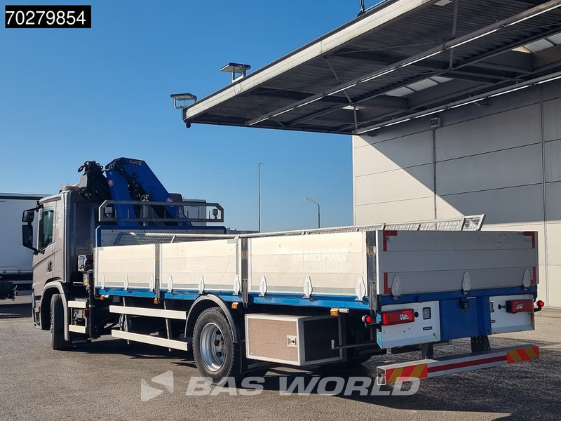 Madelveok/ Platvormveok, Kraanaga veoauto Scania P280 4X2 HMF 1420K-RC Kran Crane Automatic Euro 6: pilt 11