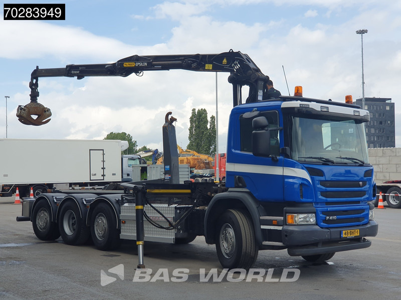 Scania P410 8X2 NL-Truck Palfinger Q150Z Crane 30T VDL hooklift Lift-Lenkachse Euro 6 - Konkstõstukiga veoauto, Kraanaga veoauto: pilt 3 Scania P410 8X2 NL-Truck Palfinger Q150Z Crane 30T VDL hooklift Lift-Lenkachse Euro 6 - Konkstõstukiga veoauto, Kraanaga veoauto: pilt 3