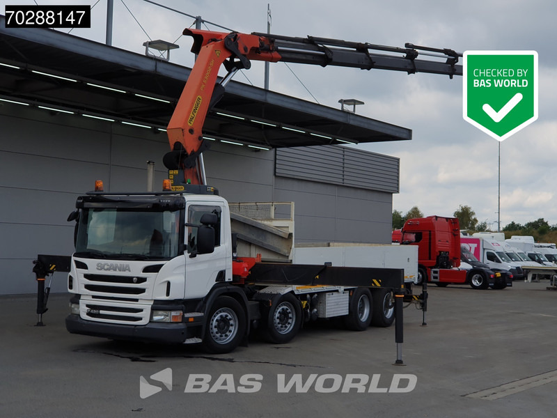 Scania P420 8X4 Palfinger PK 53002-SH Crane Lift+steering Manual Big-Axle Euro 5 - Madelveok/ Platvormveok, Kraanaga veoauto: pilt 1 Scania P420 8X4 Palfinger PK 53002-SH Crane Lift+steering Manual Big-Axle Euro 5 - Madelveok/ Platvormveok, Kraanaga veoauto: pilt 1
