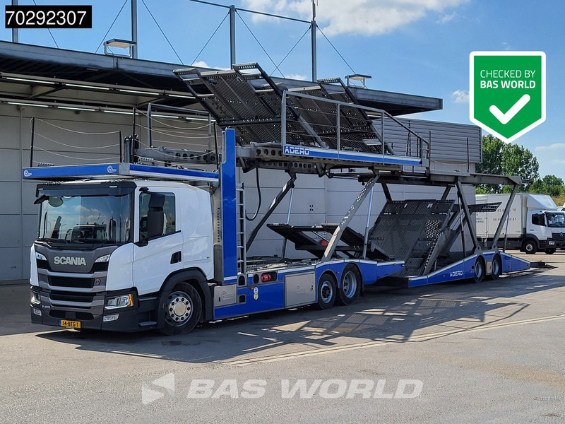 Scania P450 6X2 NL-Truck Car transporter Retarder Standklima Navi ACC LED Euro 6 - Treilerveoauto: pilt 1 Scania P450 6X2 NL-Truck Car transporter Retarder Standklima Navi ACC LED Euro 6 - Treilerveoauto: pilt 1