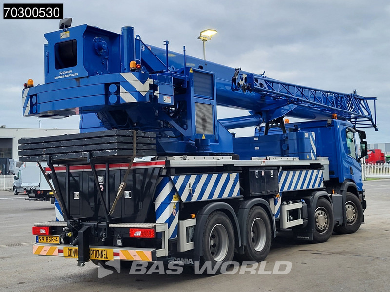 Scania P450 P 8X4 Palfinger/SANY SPC500E Telescopic Crane Retarder Navi Automatic Euro 6 - Madelveok/ Platvormveok, Kraanaga veoauto: pilt 5 Scania P450 P 8X4 Palfinger/SANY SPC500E Telescopic Crane Retarder Navi Automatic Euro 6 - Madelveok/ Platvormveok, Kraanaga veoauto: pilt 5