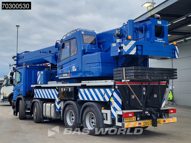 Scania P450 P 8X4 Palfinger/SANY SPC500E Telescopic Crane Retarder Navi Automatic Euro 6 - Madelveok/ Platvormveok, Kraanaga veoauto: pilt 2 Scania P450 P 8X4 Palfinger/SANY SPC500E Telescopic Crane Retarder Navi Automatic Euro 6 - Madelveok/ Platvormveok, Kraanaga veoauto: pilt 2
