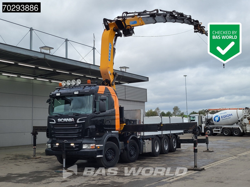 Scania R560 R 10X4 EFFER 655 / 6S Crane +Jib Winch 3-Pedals Lift+Steering-Axle Retarder Euro 5 - Madelveok/ Platvormveok, Kraanaga veoauto: pilt 1 Scania R560 R 10X4 EFFER 655 / 6S Crane +Jib Winch 3-Pedals Lift+Steering-Axle Retarder Euro 5 - Madelveok/ Platvormveok, Kraanaga veoauto: pilt 1