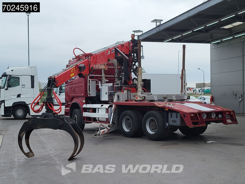 Scania R580 6X4 3-Pedals Jonsered J28505 83 Crane Kran Steel-suspension Retarder Euro 6 - Metsaveok, Kraanaga veoauto: pilt 3 Scania R580 6X4 3-Pedals Jonsered J28505 83 Crane Kran Steel-suspension Retarder Euro 6 - Metsaveok, Kraanaga veoauto: pilt 3