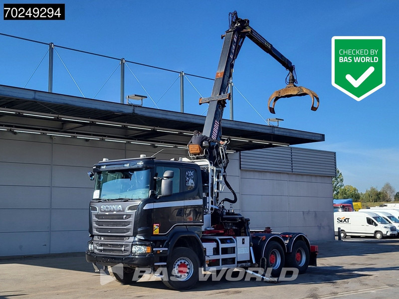 Scania R580 6X4 Holz Kran Diebolt D28 Full-Steel - Metsaveok, Kraanaga veoauto: pilt 1 Scania R580 6X4 Holz Kran Diebolt D28 Full-Steel - Metsaveok, Kraanaga veoauto: pilt 1