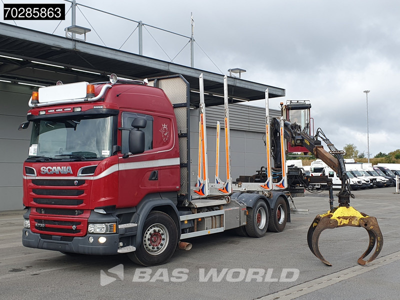 Scania R730 R 6X4 HIAB F108S 79 Crane Retarder Xenon BigAxle Loglift Automatic ACC Euro 6 - Metsaveok, Kraanaga veoauto: pilt 5 Scania R730 R 6X4 HIAB F108S 79 Crane Retarder Xenon BigAxle Loglift Automatic ACC Euro 6 - Metsaveok, Kraanaga veoauto: pilt 5