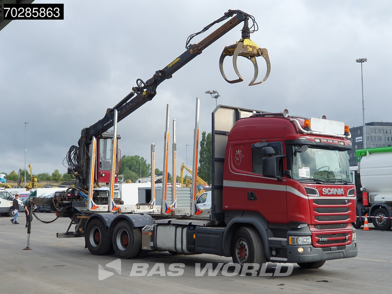 Scania R730 R 6X4 HIAB F108S 79 Crane Retarder Xenon BigAxle Loglift Automatic ACC Euro 6 - Metsaveok, Kraanaga veoauto: pilt 3 Scania R730 R 6X4 HIAB F108S 79 Crane Retarder Xenon BigAxle Loglift Automatic ACC Euro 6 - Metsaveok, Kraanaga veoauto: pilt 3