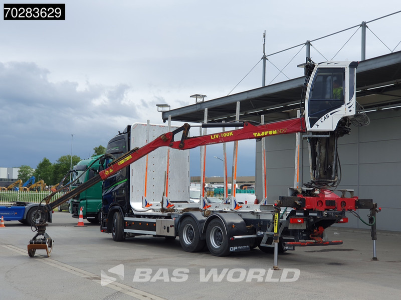 Scania S650 S 6X4 Tajfun LIV100K Kran Holztransport Retarder 3-Pedals Euro 6 - Metsaveok, Kraanaga veoauto: pilt 5 Scania S650 S 6X4 Tajfun LIV100K Kran Holztransport Retarder 3-Pedals Euro 6 - Metsaveok, Kraanaga veoauto: pilt 5