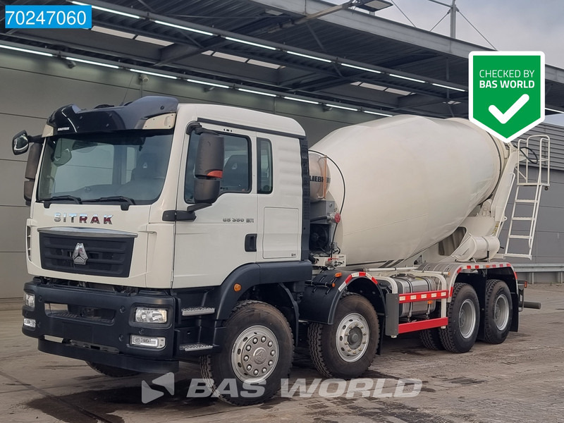 Sitrak G5 350 8X4 8m3 Liebherr HTM 804 H Mixer Big-Axle Steelsuspension - Autobetoonisegisti: pilt 1 Sitrak G5 350 8X4 8m3 Liebherr HTM 804 H Mixer Big-Axle Steelsuspension - Autobetoonisegisti: pilt 1