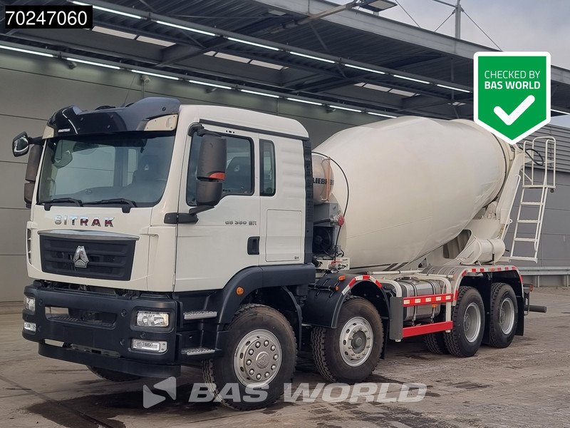 Sitrak G5 350 8X4 8m3 Liebherr HTM 804 H Mixer Big-Axle Steelsuspension - Autobetoonisegisti: pilt 1 Sitrak G5 350 8X4 8m3 Liebherr HTM 804 H Mixer Big-Axle Steelsuspension - Autobetoonisegisti: pilt 1